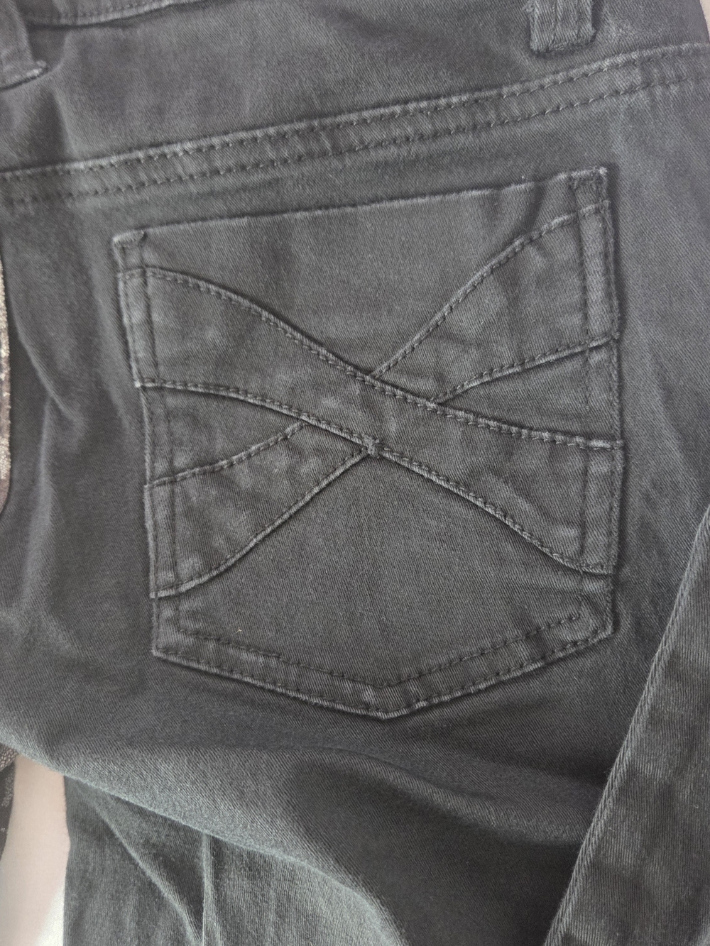 Royal Bones Two-Tone Black and Rose Lace Print Jeans - Picture 7 of 8